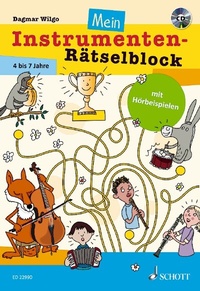 Abbildung von: Mein Instrumenten-Rätselblock - Schott Music