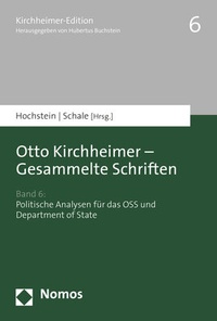 Abbildung von: Otto Kirchheimer - Gesammelte Schriften - Nomos