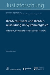 Abbildung von: Richterauswahl und Richterausbildung im Systemvergleich - Nomos