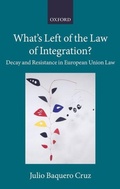 Cover: What's Left of the Law of Integration? - Oxford University Press