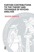 Cover: Further Contributions to the Theory and Technique of Psycho-analysis - Routledge
