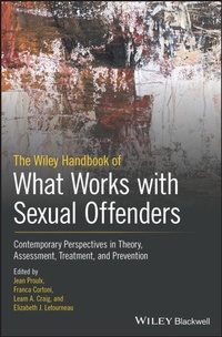 Enlarge image Cover: The Wiley Handbook of What Works with Sexual Offenders - Wiley