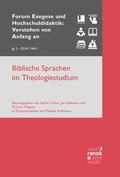 Cover: Biblische Sprachen im Theologiestudium - Narr Francke Attempto Verlag