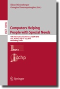 Cover: Computers Helping People with Special Needs - Springer