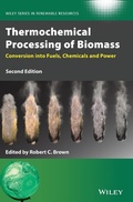 Cover: Thermochemical Processing of Biomass - Wiley