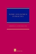 Cover: Rome I and Rome II in Practice - Intersentia Ltd