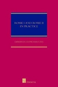 Enlarge image Cover: Rome I and Rome II in Practice - Intersentia Ltd