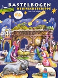 Cover: Weihnachtskrippe basteln Bastelbogen Ausschneidebogen Papierkrippe - Atelier Color