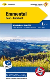 Abbildung von: Kümmerly+Frey Wanderkarte 10 Emmental 1:60.000 - Hallwag Kümmerly+Frey