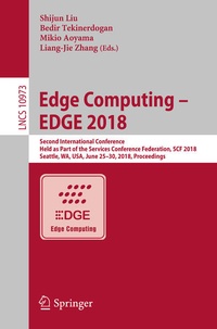 Enlarge image Cover: Edge Computing - EDGE 2018 - Springer