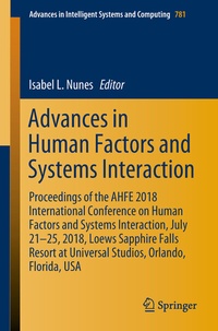 Abbildung von: Advances in Human Factors and Systems Interaction - Springer