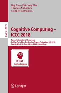 Enlarge image Cover: Cognitive Computing - ICCC 2018 - Springer