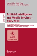 Cover: Artificial Intelligence and Mobile Services - AIMS 2018 - Springer