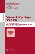 Cover: Services Computing - SCC 2018 - Springer