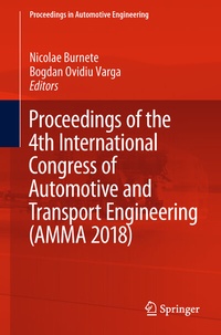 Abbildung von: Proceedings of the 4th International Congress of Automotive and Transport Engineering (AMMA 2018) - Springer