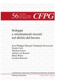 Cover: Sviluppi e orientamenti recenti nel diritto del lavoro - Helbing & Lichtenhahn