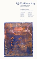 Cover: Tri&euml;dere #19: (Gedichte) gestalten - Sonderzahl