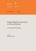 Cover: Regional migration governance in Africa and beyond - German Institute of Development and Sustainability (IDOS) gGmbH