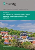 Cover: Anlagenscharfe Simulation der PV-Leistung basierend auf Referenzmessungen und Geodaten. - Fraunhofer Verlag