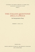 Cover: The Italian Questione Della Lingua - The University of North Carolina Press