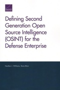 Cover: Defining Second Generation Open Source Intelligence (OSINT) for the Defense Enterprise - RAND
