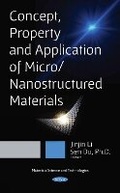 Cover: Concept, Property and Application of Micro / Nanostructured Materials - Nova Science Publishers Inc