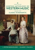 Cover: Norton Anthology of Western Music Volume 2 - WW Norton & Co