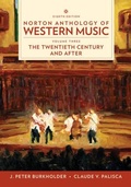 Cover: Norton Anthology of Western Music Volume 3 - WW Norton & Co