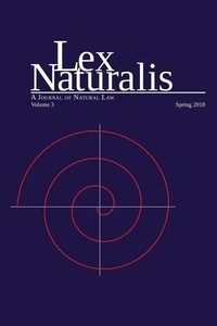 Enlarge image Cover: Lex Naturalis Volume 3 - Pace University Press