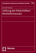 Abbildung von: Haftung bei fehlerhaftem Rechtsformzusatz - Nomos
