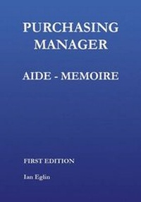 Abbildung von: Purchasing Manager Aide-memoire - Egism Ltd