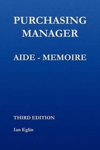 Abbildung von: Purchasing Manager Aide-Memoire - Egism Ltd
