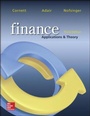 Cover: Finance: Applications and Theory - McGraw-Hill Professional