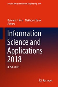 Enlarge image Cover: Information Science and Applications 2018 - Springer