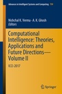 Cover: Computational Intelligence: Theories, Applications and Future Directions - Volume II - Springer