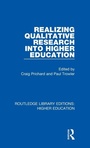 Cover: Realizing Qualitative Research into Higher Education - Routledge