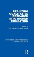 Cover: Realizing Qualitative Research into Higher Education - Routledge