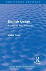 Cover: Routledge Revivals: English Usage (1986) - Routledge