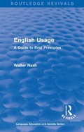 Cover: Routledge Revivals: English Usage (1986) - Routledge