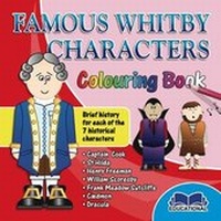 Enlarge image Cover: Famous Whitby Characters Colouring Book - Jetprint