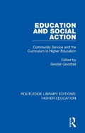 Cover: Education and Social Action - Routledge
