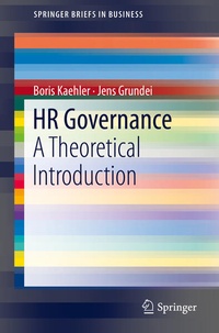 Enlarge image Cover: HR Governance - Springer