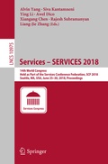 Cover: Services - SERVICES 2018 - Springer