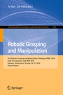 Cover: Robotic Grasping and Manipulation - Springer
