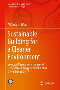 Enlarge image Cover: Sustainable Building for a Cleaner Environment - Springer