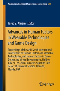 Enlarge image Cover: Advances in Human Factors in Wearable Technologies and Game Design - Springer