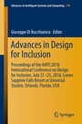 Cover: Advances in Design for Inclusion - Springer