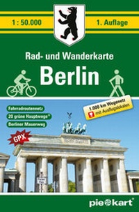 Abbildung von: Berlin 1 : 50.000 Rad- und Wanderkarte - PIEKART