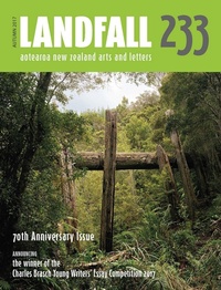 Enlarge image Cover: Landfall 233 - Otago University Press