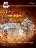 Cover: A-Level Chemistry for AQA: Year 1 & 2 Student Book with Online Edition - Coordination Group Publications Ltd (CGP)